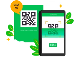 QR based interactive Digital Menu